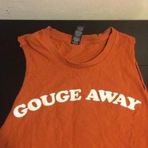 Gouge Away Hardcore Punk Crop top